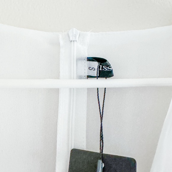 NWT Chiffon Ruffle Long Sleeve Mini Dress - Picture 2 of 4